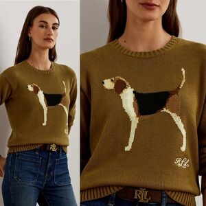 Ralph Lauren Beagle Dog Sweater